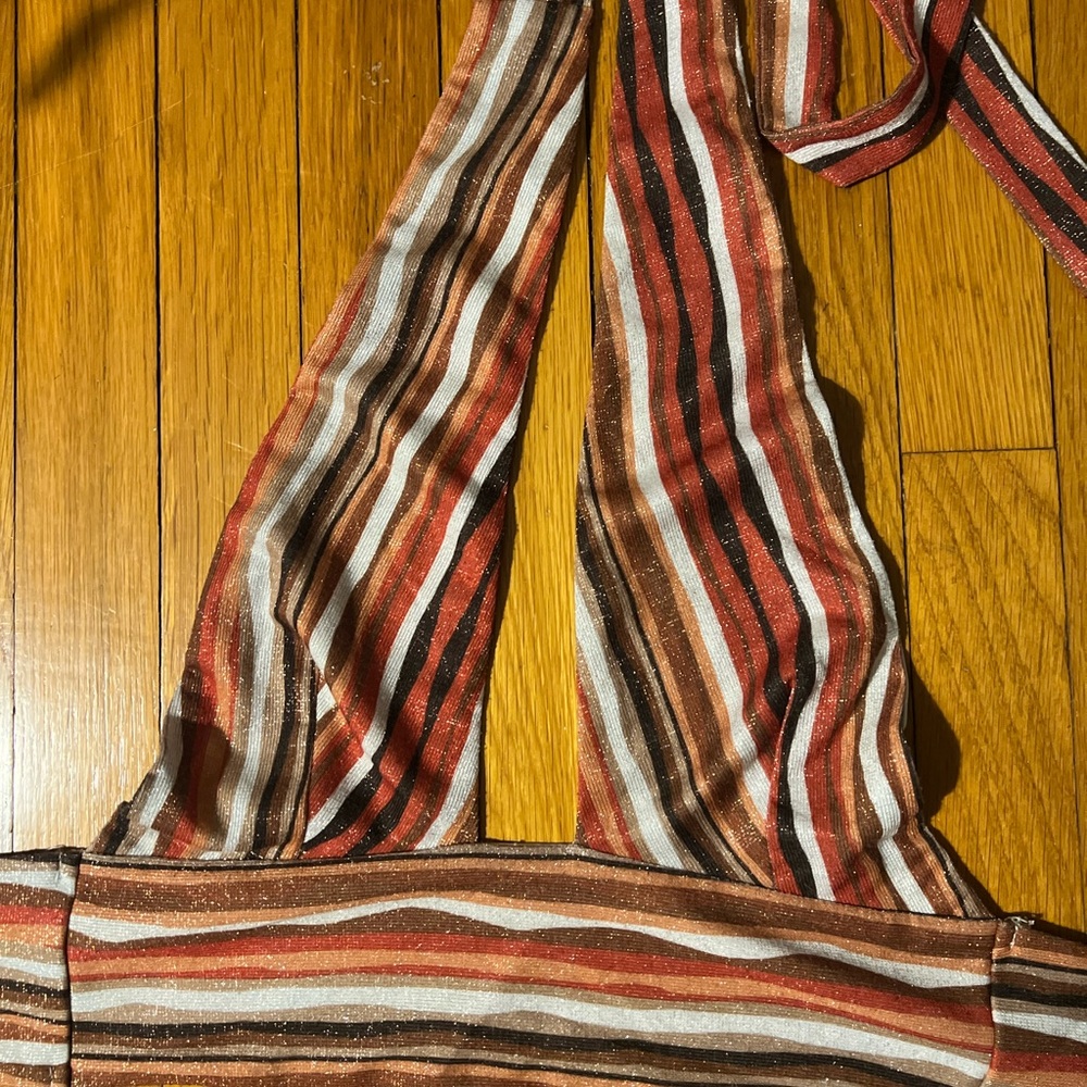 Princess Polly Striped Halter Crop Top